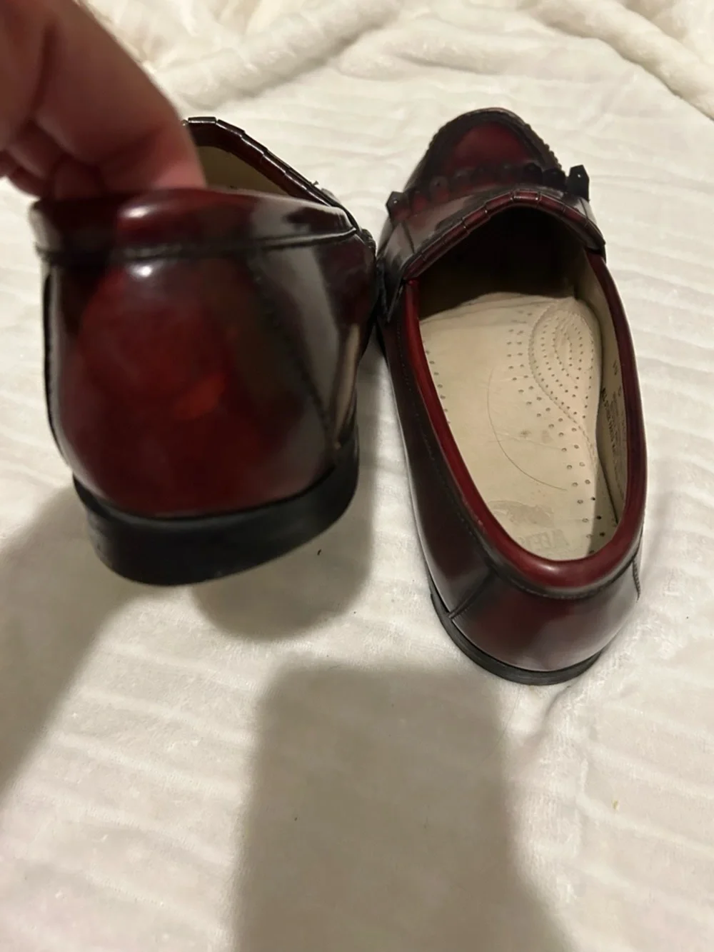 G. H. Bass Weejuns Burgundy Penny Loafers 10 C